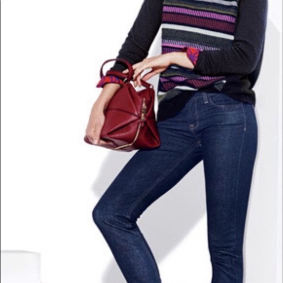 🎉HP🎉NWT J Crew Burgundy Leather Satchel - Picture 4 of 17